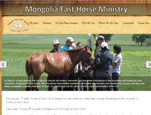 Tablet Screenshot of mongoliafasthorseministry.org